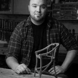 Greg Brown in his Shop