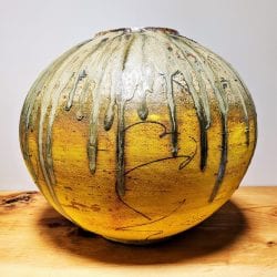 David-Ernster-Stoneware-Moon-jar-with-yellow-terra-sig-and-ash-glaze-18x181