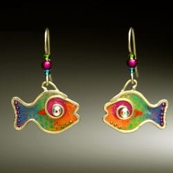 Golden-Lucy-Fish-earrings